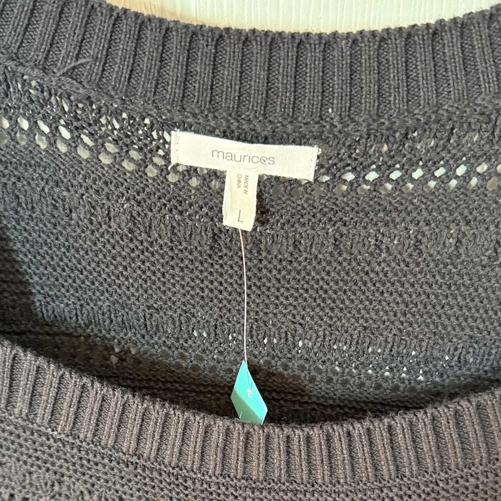 Maurices Black Knit Sweater - Picture 4 of 8